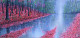 Pink Jungle (Ver (ART-5868-114720) - Handpainted Art Painting - 50in X 22in