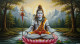 Cosmic Gaze Of Shiva (PRT-15697-114958) - Canvas Art Print - 60in X 33in