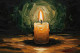 Flicker In Darkness (PRT-15697-114953) - Canvas Art Print - 60in X 40in