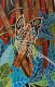 Transparent Butterfly (ART-15910-114909) - Handpainted Art Painting - 8in X 11in