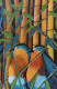 Twittering Twins (ART-15910-114908) - Handpainted Art Painting - 8in X 11in