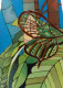 Butterfly Wing (ART-15910-114900) - Handpainted Art Painting - 8in X 11in