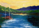 Landscape Painting (ART-16470-114872) - Handpainted Art Painting - 22in X 16in