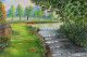 Cabin Of Quiet Dreams - Landscape Oil Painting (ART-976-114869) - Handpainted Art Painting - 36in X 24in