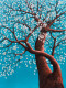 Floral Abstract (ART-464-114874) - Handpainted Art Painting - 32in X 42in