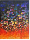 Waterlily-0026 (ART-16405-115062) - Handpainted Art Painting - 36in X 48in