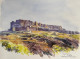 Golden Fortress: Mehrangarh Fort Under The Desert Sun (ART-15644-115016) - Handpainted Art Painting - 16in X 12in