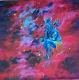 Shiva In Thought – A Cosmic Reflection (ART-3674-115194) - Handpainted Art Painting - 24in X 24in