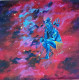 Shiva In Thought – A Cosmic Reflection (ART-3674-115194) - Handpainted Art Painting - 24in X 24in