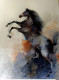 Lucky Horse (ART-8538-115186) - Handpainted Art Painting - 22in X 30in