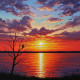 When Wings Cut The Horizon (163831) (PRT-15697-115211) - Canvas Art Print - 60in X 60in