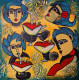 Party Time (ART-5103-115346) - Handpainted Art Painting - 24in X 24in