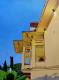 Saheliyon Ki Badi At Dusk (ART-8874-115463) - Handpainted Art Painting - 12in X 16in