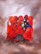 Bhoor (ART-17588-115414) - Handpainted Art Painting - 41in X 53in