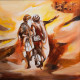 Bhiksham Dehi (ART-17588-115569) - Handpainted Art Painting - 34in X 34in