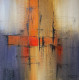 Abstract (ART-3512-115575) - Handpainted Art Painting - 12in X 12in