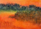 Serene Sunset (ART-8841-115626) - Handpainted Art Painting - 11in X 8in