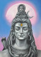 Mahadev And Ganga Oil Painting By Keshvaa (ART-17615-115618) - Handpainted Art Painting - 18in X 24in