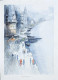 Benaras Ki Chaal (PRT-8658-115621) - Canvas Art Print - 26in X 36in