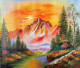 Whispers Of The Golden Vale (ART-17638-115652) - Handpainted Art Painting - 21in X 18in