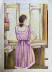 Quiet Bloom (ART-17638-115651) - Handpainted Art Painting - 11in X 15in