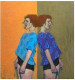 Oil On Canvas (ART-17706-115934) - Handpainted Art Painting - 40in X 40in