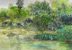 Shades Of Green (ART-8841-115896) - Handpainted Art Painting - 15in X 11in