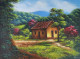 The Morning Light (ART-4815-115947) - Handpainted Art Painting - 16in X 12in