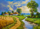Village Series (PRT_16005) - Canvas Art Print - 41in X 30in
