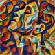 Inner Vision 4 (PRT_16019) - Canvas Art Print - 23in X 23in
