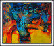 The Doshanan (ART-836-116052) - Handpainted Art Painting - 30in X 36in
