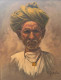Rajasthani Man (ART-15644-116281) - Handpainted Art Painting - 9in X 12in