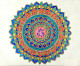 Shree Ganesh Mandala (ART-17515-116262) - Handpainted Art Painting - 10in X 10in