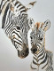 Perfect Duo (ART-8803-116302) - Handpainted Art Painting - 14in X 18in