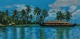 Kerala 05 (PRT-5839-116270) - Canvas Art Print - 36in X 18in