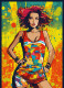 Pop Art Woman 4 (PRT-8991-116155) - Canvas Art Print - 43in X 60in