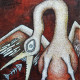 Hunger (ART-17779-116430) - Handpainted Art Painting - 12in X 12in