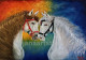 “Eternal Bond” (ART-8067-116506) - Handpainted Art Painting - 24in X 16in