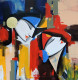 Celebration Of Love (ART-8184-116583) - Handpainted Art Painting - 36in X 36in