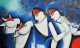 Fune Of Love (ART-8184-116585) - Handpainted Art Painting - 36in X 60in