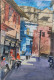 Indian City (ART-7901-116668) - Handpainted Art Painting - 8in X 10in