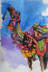 Rajasthani Camile (ART-7901-116679) - Handpainted Art Painting - 8in X 10in