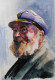Old Man (ART-7901-116713) - Handpainted Art Painting - 8in X 10in