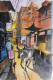 City (ART-7901-116680) - Handpainted Art Painting - 8in X 10in