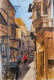Small City (ART-7901-116649) - Handpainted Art Painting - 8in X 10in