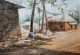 Village 2 (ART-7901-116633) - Handpainted Art Painting - 16in X 12in