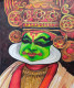 Kathakali (ART-7901-116785) - Handpainted Art Painting - 9in X 11in