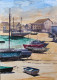 Beaches (ART-7901-116799) - Handpainted Art Painting - 8in X 12in