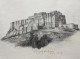 Mehrangarh Fort, Jodhpur – Realistic Graphite Pencil Drawing (ART-15644-116743) - Handpainted Art Painting - 16in X 12in