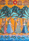 Handpainted Pichwai Painting: Gopikas Art On Canvas (ART-7555-116563) - Handpainted Art Painting - 36in X 48in